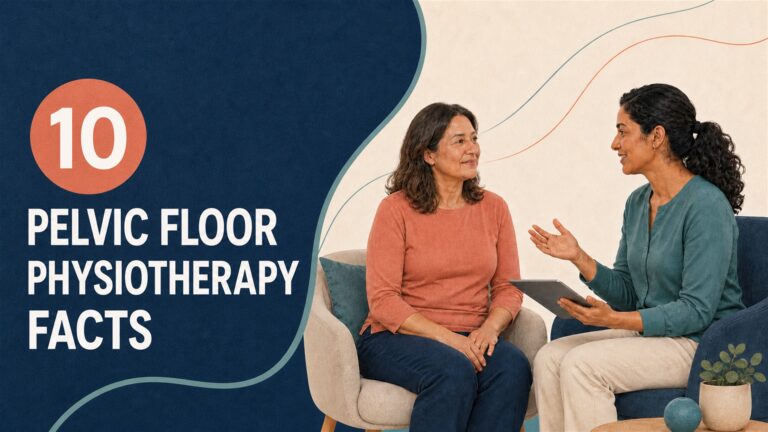 Patient discussing an individualized pelvic floor therapy assessment with a physiotherapist.