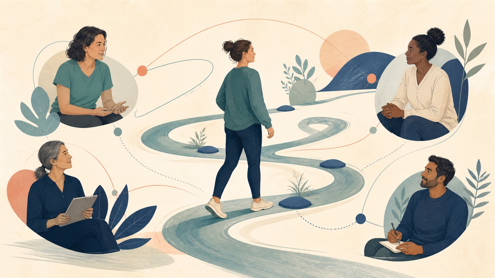 Progress is individual and pelvic health care may involve a broader healthcare team.